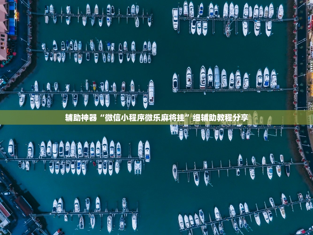 辅助神器“微信小程序微乐麻将挂”细辅助教程分享