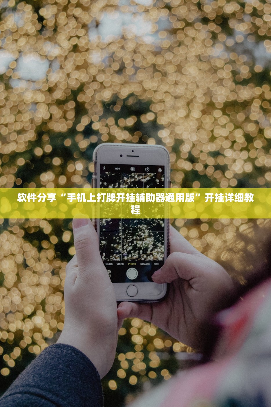 软件分享“手机上打牌开挂辅助器通用版	”开挂详细教程