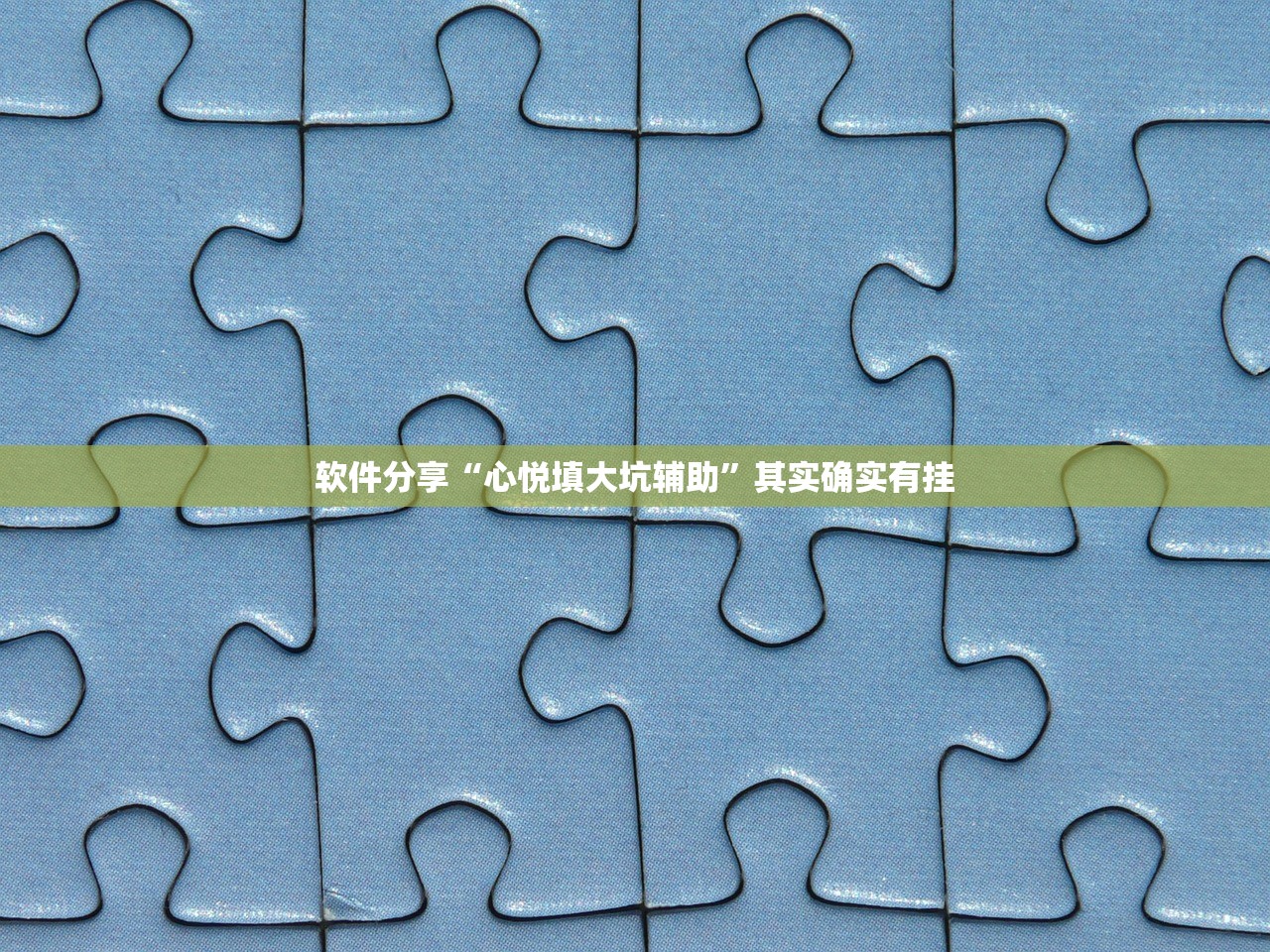 软件分享“心悦填大坑辅助”其实确实有挂